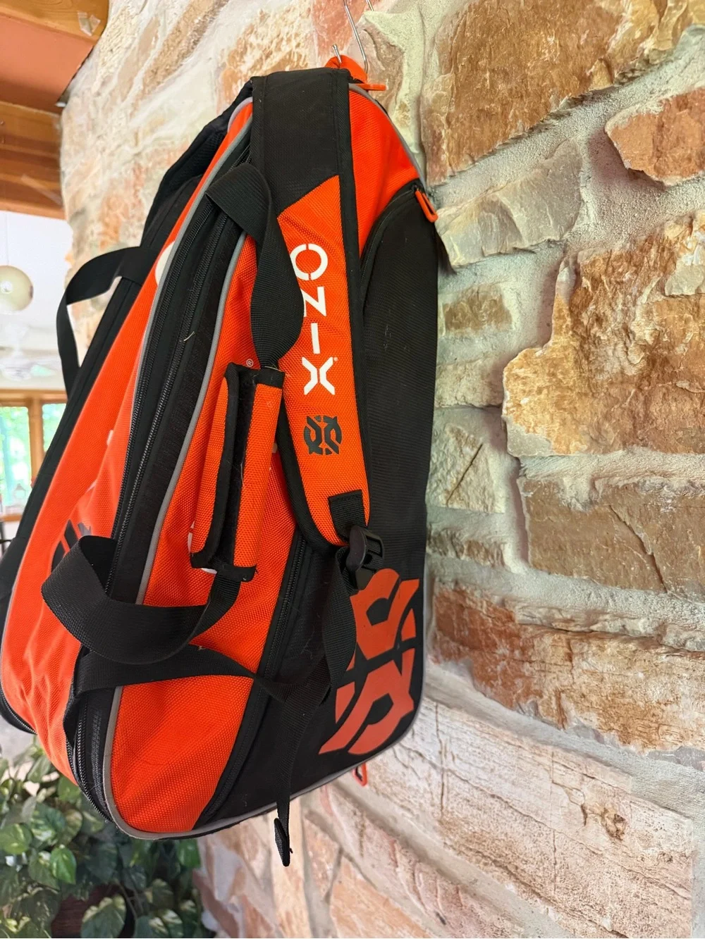 Men's Orange & Black Duffel Paddle Bag